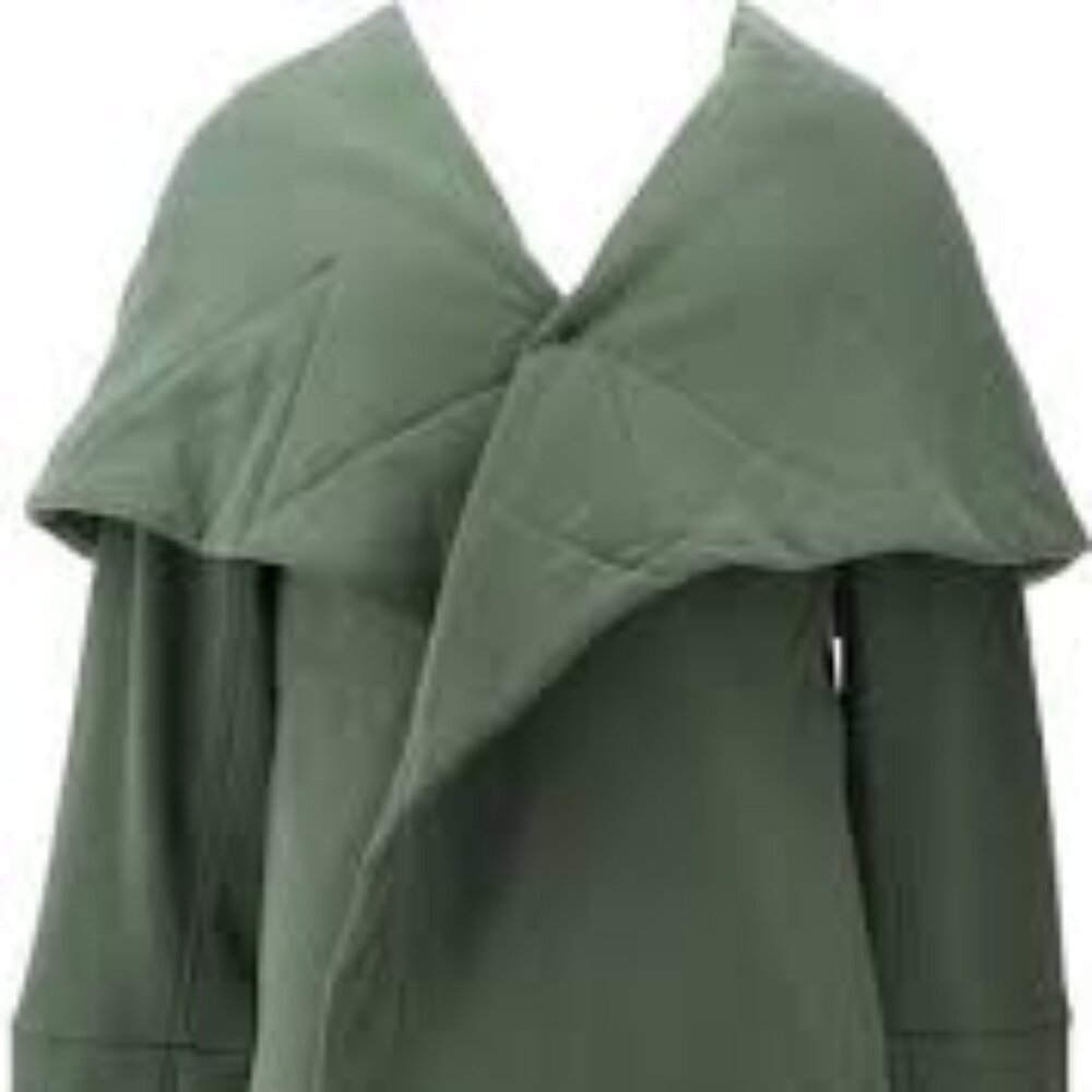 New Avec Les Filles Draped Knit Jacket